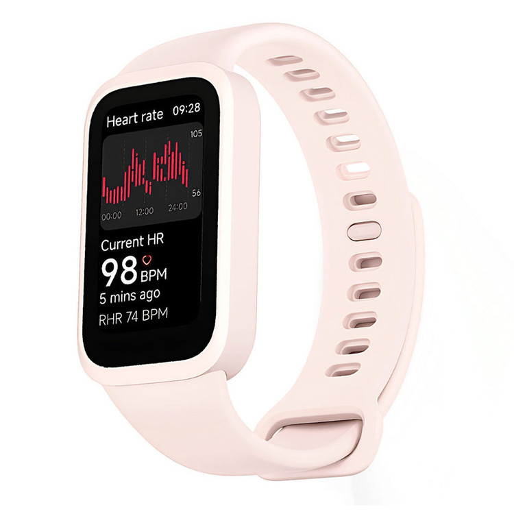 ساعت هوشمند 46 میلیمتری شیائومی مدل Smart Band 9 Active، کنترل موسیقی، کنترل سطح اکسیژن خون، شمارش ضربان قلب، پایش وضعیت خواب، با بند پلاستیکی