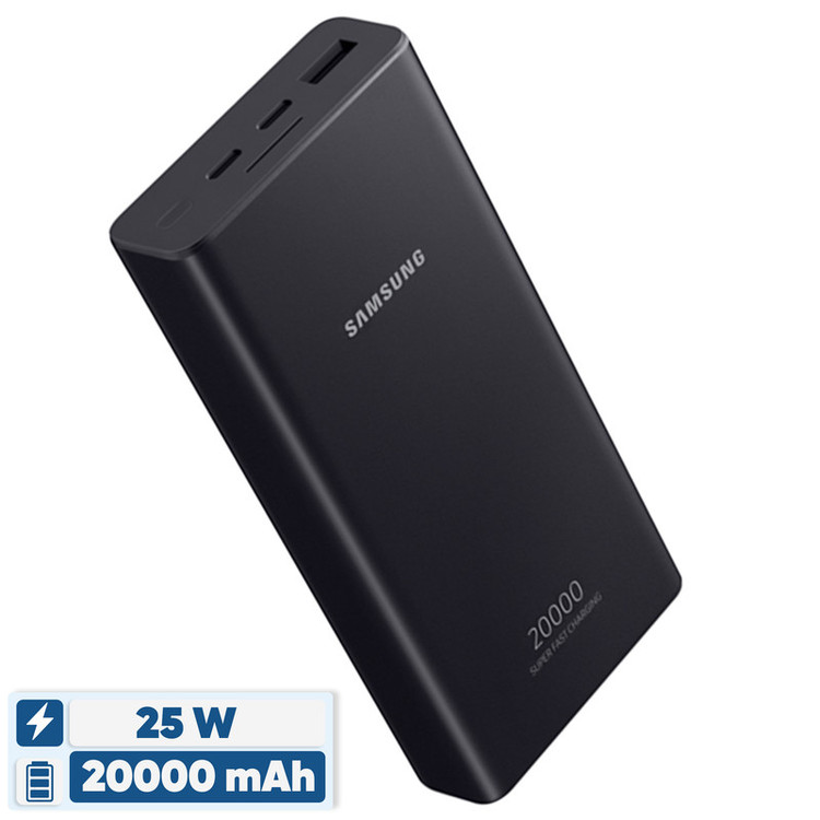 پاوربانک 25 وات سامسونگ مدل EB-P5300 ظرفیت 20000 میلیآمپرساعت / 100 اصلی با گارانتی شرکتی
