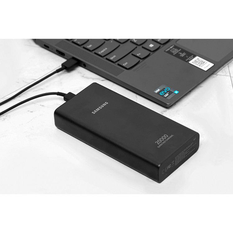 پاوربانک 25 وات سامسونگ مدل EB-P5300 ظرفیت 20000 میلیآمپرساعت / 100 اصلی با گارانتی شرکتی