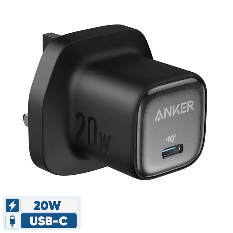 شارژر دیواری انکر مدل A2699 ظرفیت ۲۰ وات با پورت USB-C