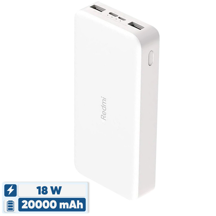 پاوربانک 18 وات شیائومی مدل Redmi PB200LZM ظرفیت 20000 میلی آمپر ساعت ( اصلی ) اورجینال