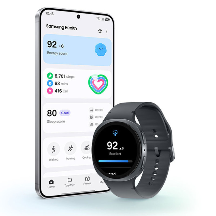 ساعت هوشمند 40 میلیمتری سامسونگ مدل Galaxy Watch 8 با بند پلاستیکی(L320)