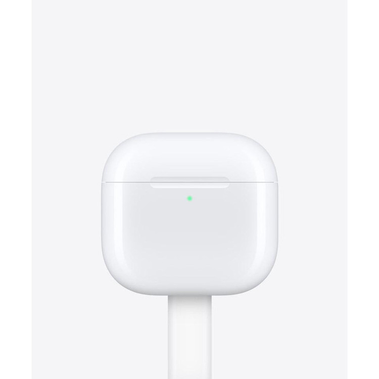 هدفون بلوتوثی اپل مدل AirPods 4 دارای نویز کنسلینگ، درگاه شارژ USB-Type-C و شارژ بی سیم، با قابلیت اتصال به چند دستگاه، پشتیبانی از فرمان لمسی و دستیار صوتی، نشانگر LED، مقاوم در برابر پاشش آب و گرد و غبار