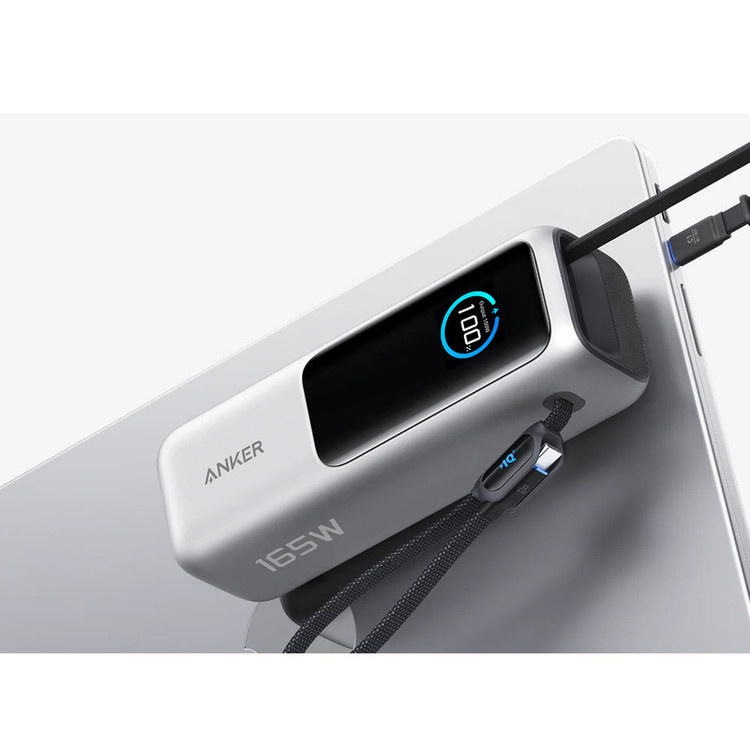 پاوربانک 160 وات انکر مدل A1695 ظرفیت 25000 میلی آمپر ساعت به همراه دو کابل USB-C