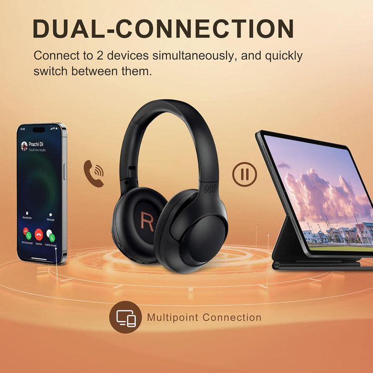 هدفون بلوتوثی کیو سی وای مدل H3 اصل با پشتیبانی از اپ