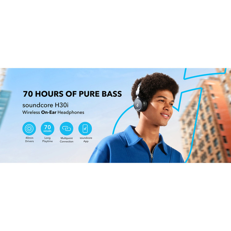 هدفون بلوتوثی انکر مدل Soundcore H30i اصلی با پشتیبانی اپلیکیشن