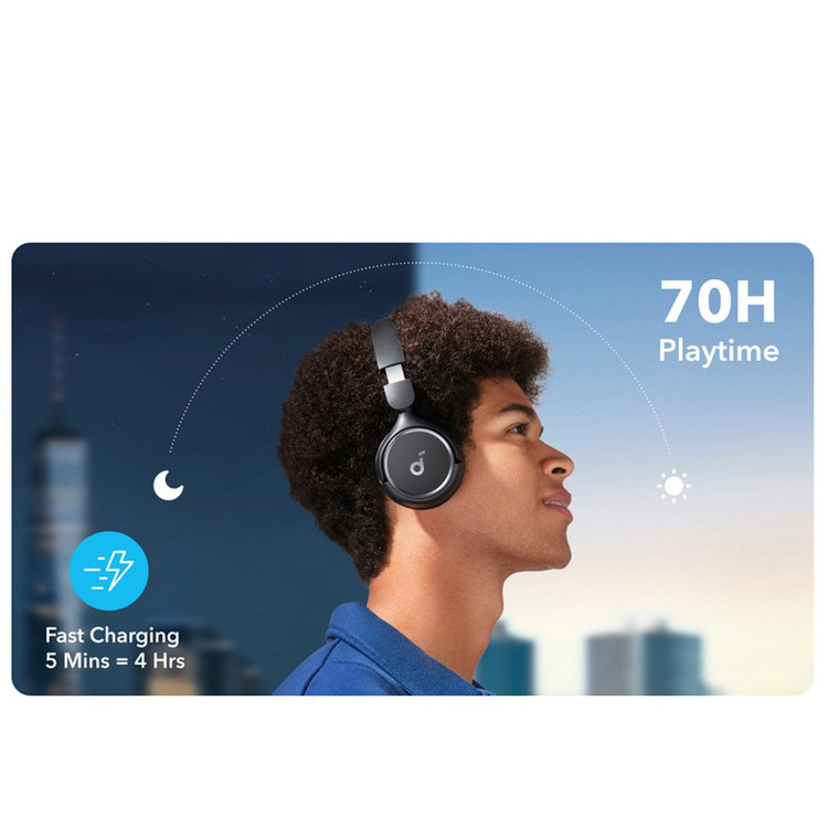هدفون بلوتوثی انکر مدل Soundcore H30i اصلی با پشتیبانی اپلیکیشن